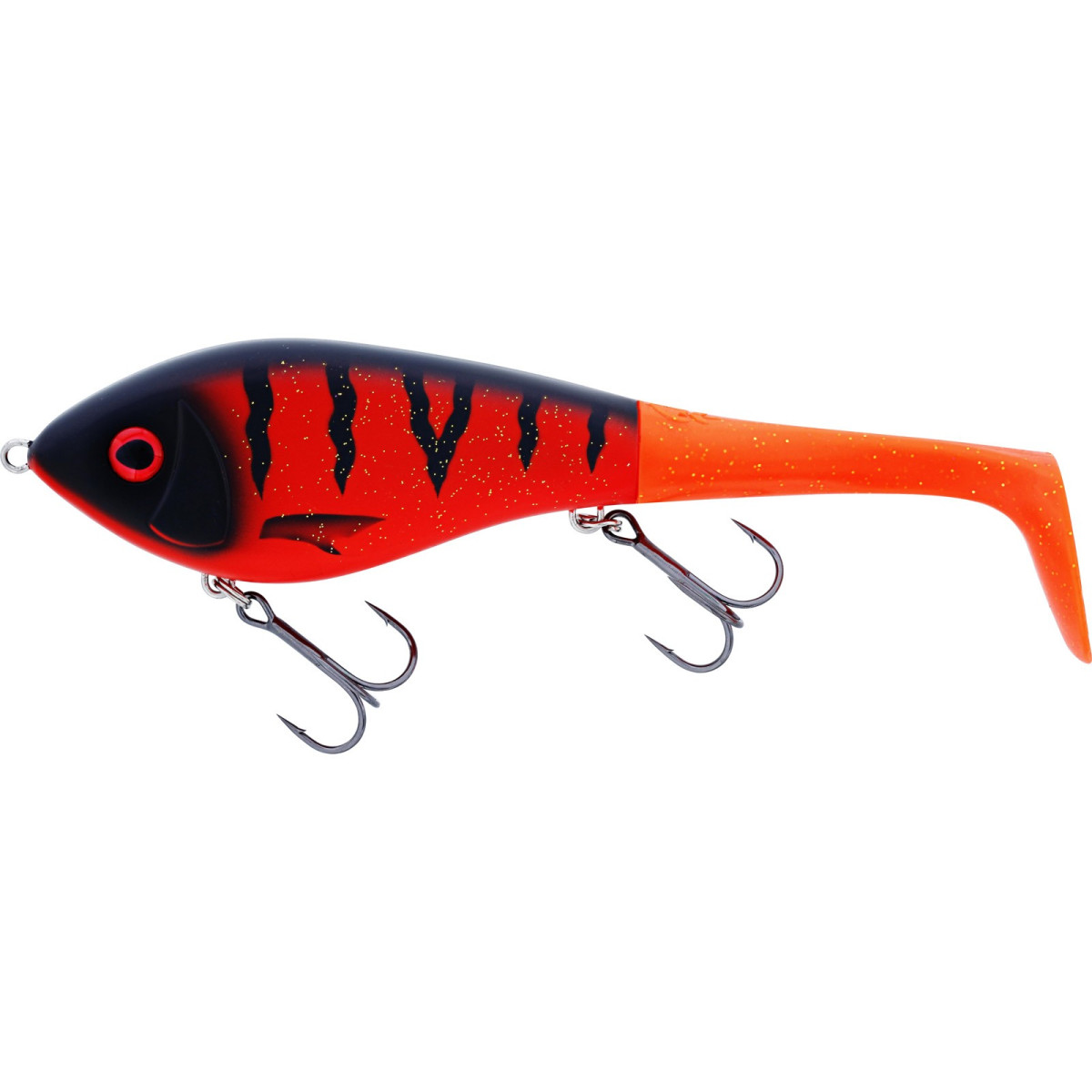 Wobler Westin SWIM TAIL 12cm - Fire suspending Wobler Westin SWIM TAIL 12cm - Fire suspending