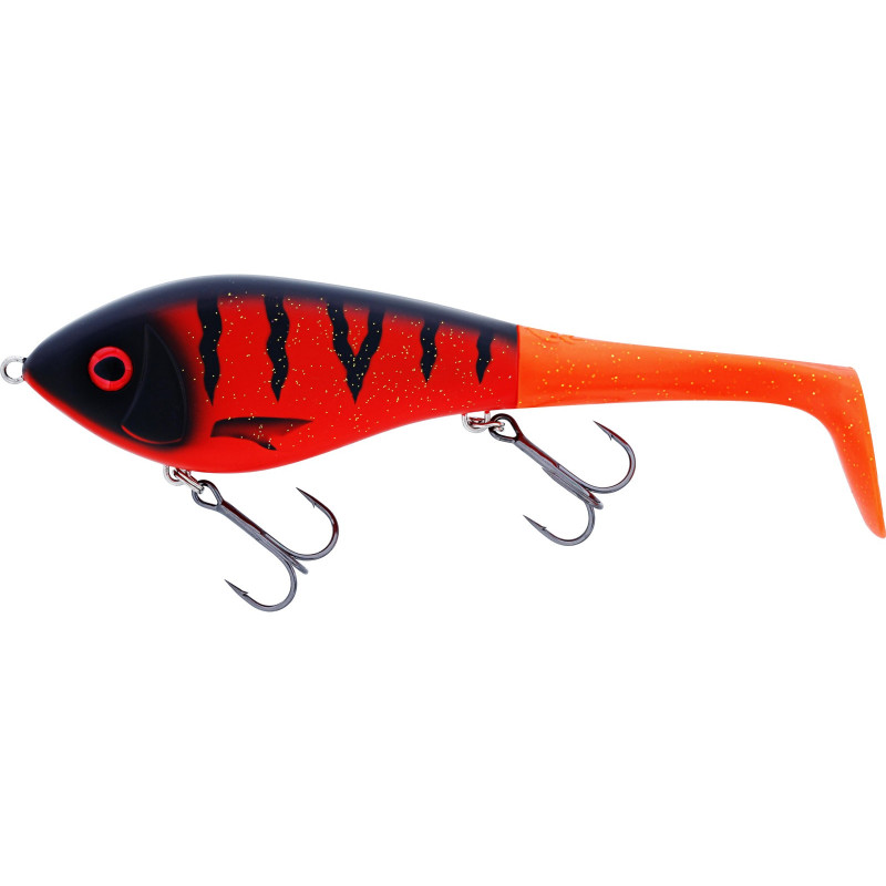 Wobler Westin SWIM TAIL 12cm - Fire suspending Wobler Westin SWIM TAIL 12cm - Fire suspending