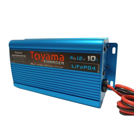 Ładowarka Toyama do akumulatorów litowych LiFePO4 10A 12V 4S 14,6V