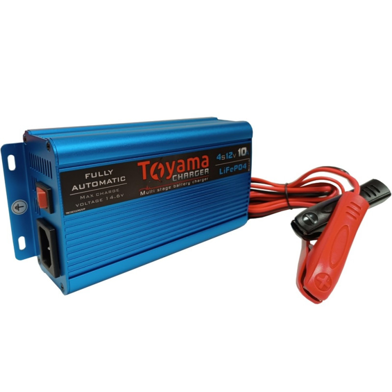 Ładowarka Toyama do akumulatorów litowych LiFePO4 10A 12V 4S 14,6V