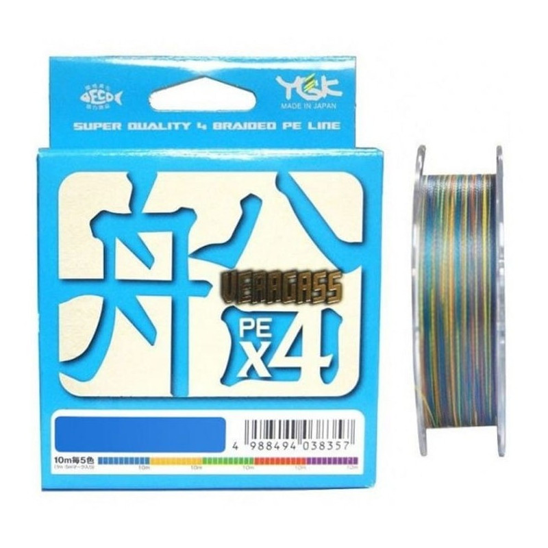 Plecionka YGK Veragass Fune X4 200m / 0,6PE / 12lb