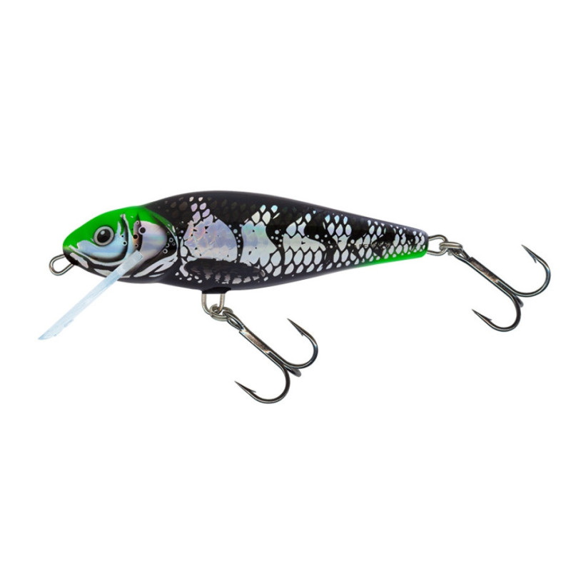 Wobler Salmo Perch F 12cm - Holo Dark Green Head