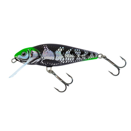 Wobler Salmo Perch F 12cm - Holo Dark Green Head
