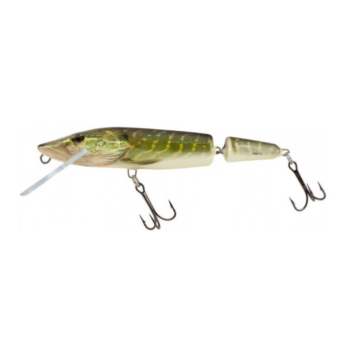 Wobler Salmo Pike Jointed F 11cm - Real Pike