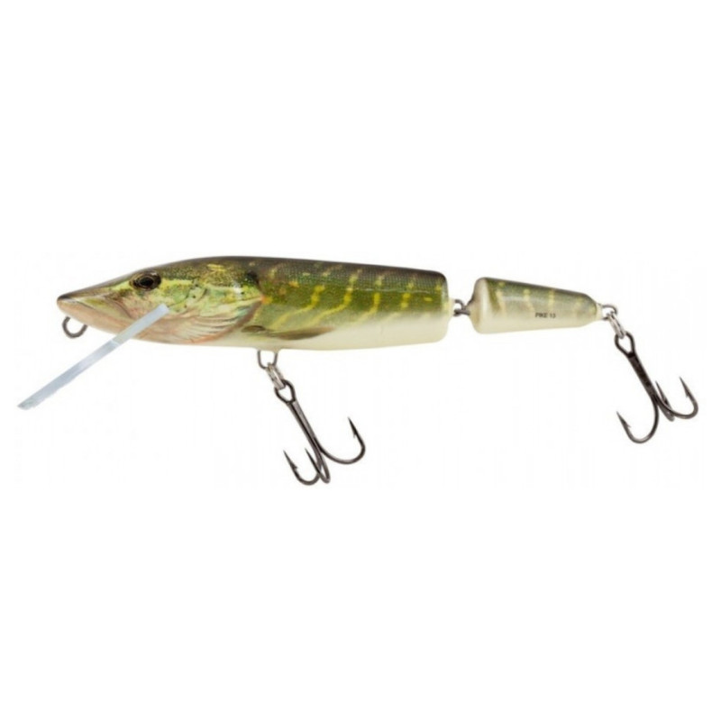 Wobler Salmo Pike Jointed F 11cm - Real Pike
