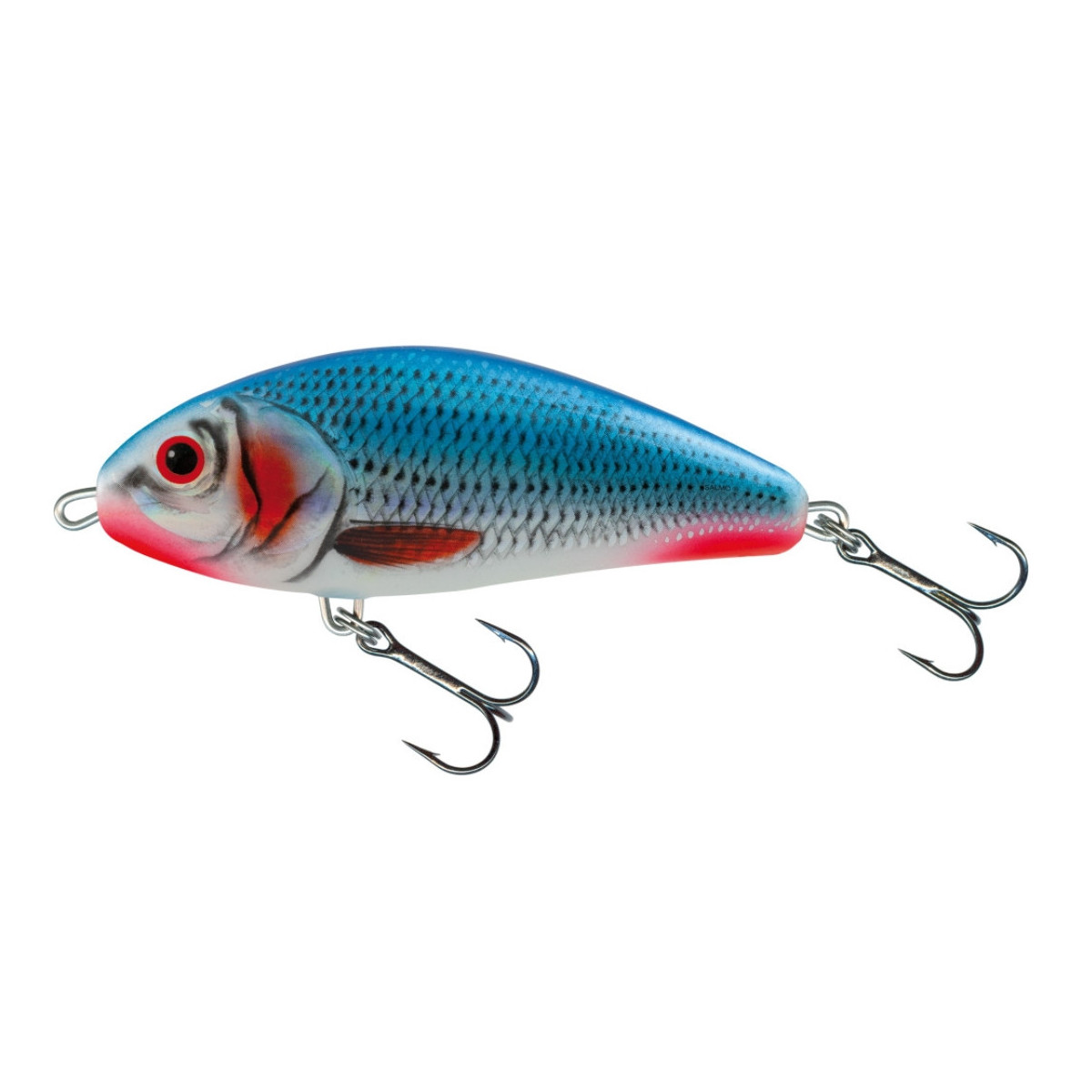 Wobler Salmo Fatso Floating 12cm - Bleeding Blue Shad