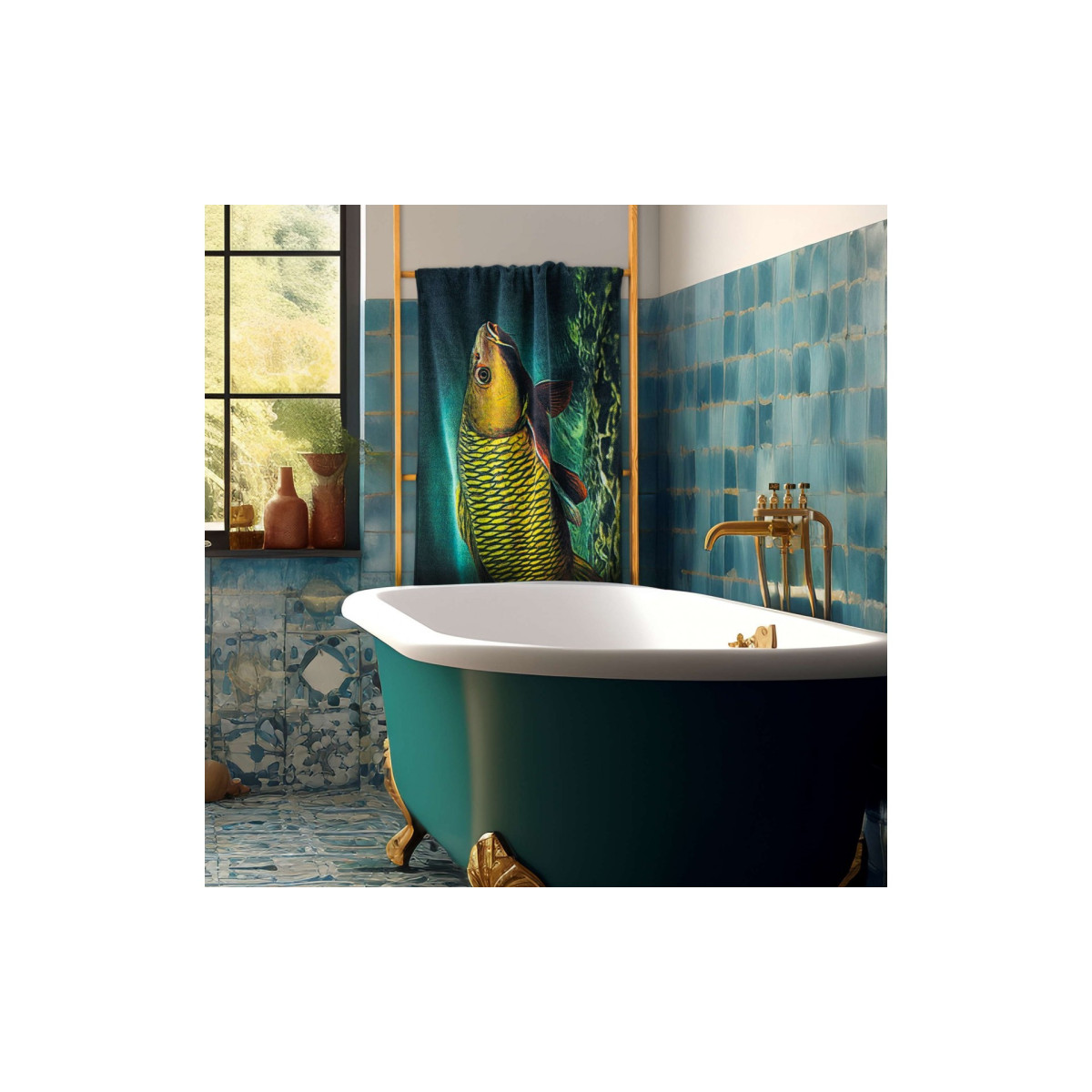 Ręcznik Zwoltex KARP zielony 50x100cm