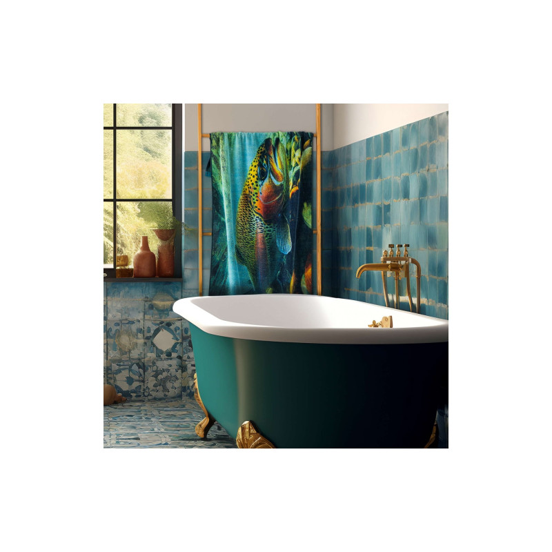 Ręcznik Zwoltex PSTRĄG zielony 50x100cm