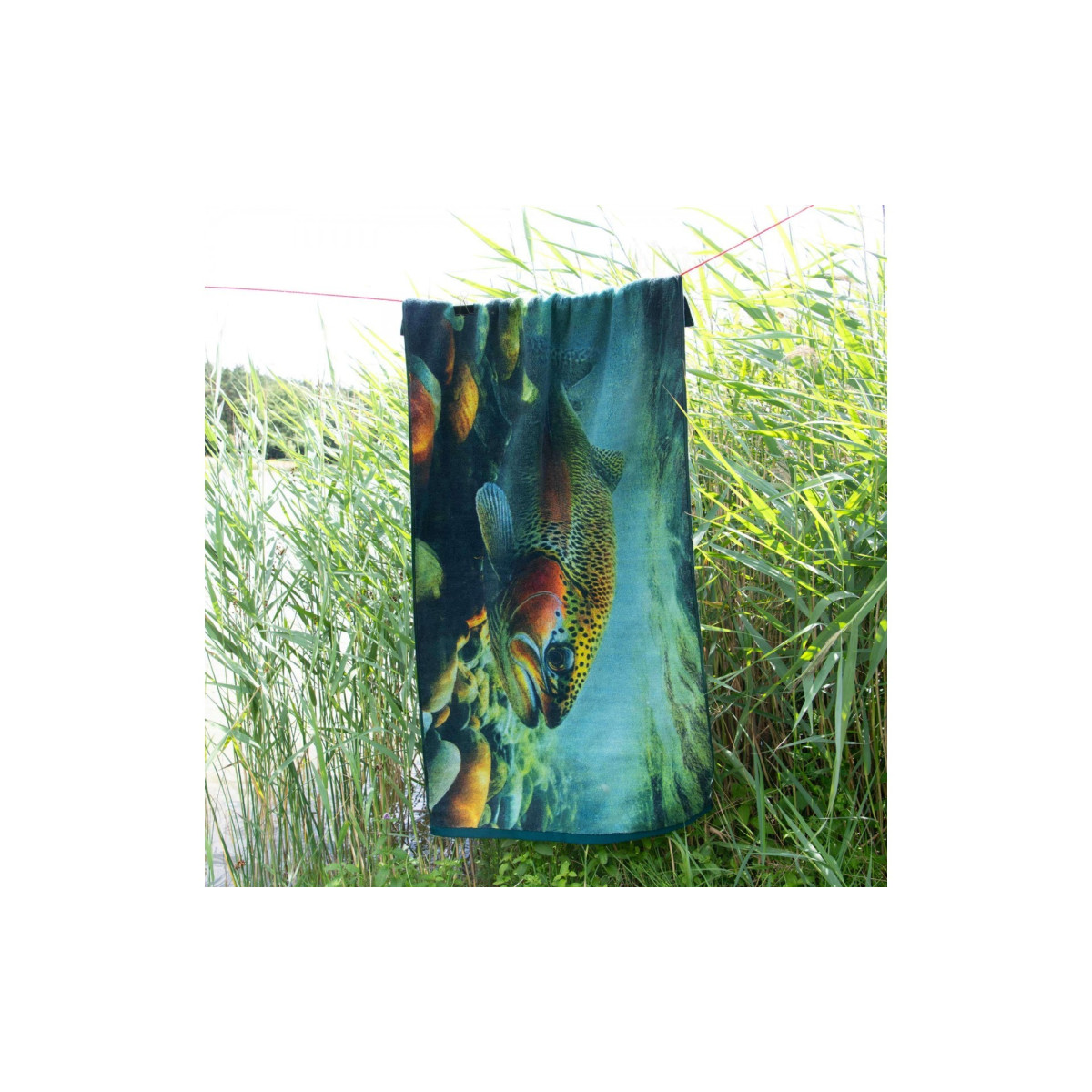 Ręcznik Zwoltex PSTRĄG zielony 50x100cm