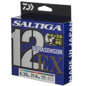 Plecionka Daiwa Saltiga DURASENSOR 12 BRAID EX+Si3 300m / 0,14mm / multicolor Plecionka Daiwa Saltiga DURASENSOR 12 BRAID EX+Si3 300m / 0,14mm / multicolor
