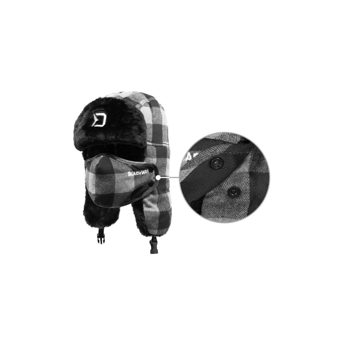 Czapka zimowa Delphin BlackWAY roz.uniwersalny