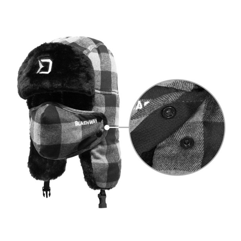 Czapka zimowa Delphin BlackWAY roz.uniwersalny