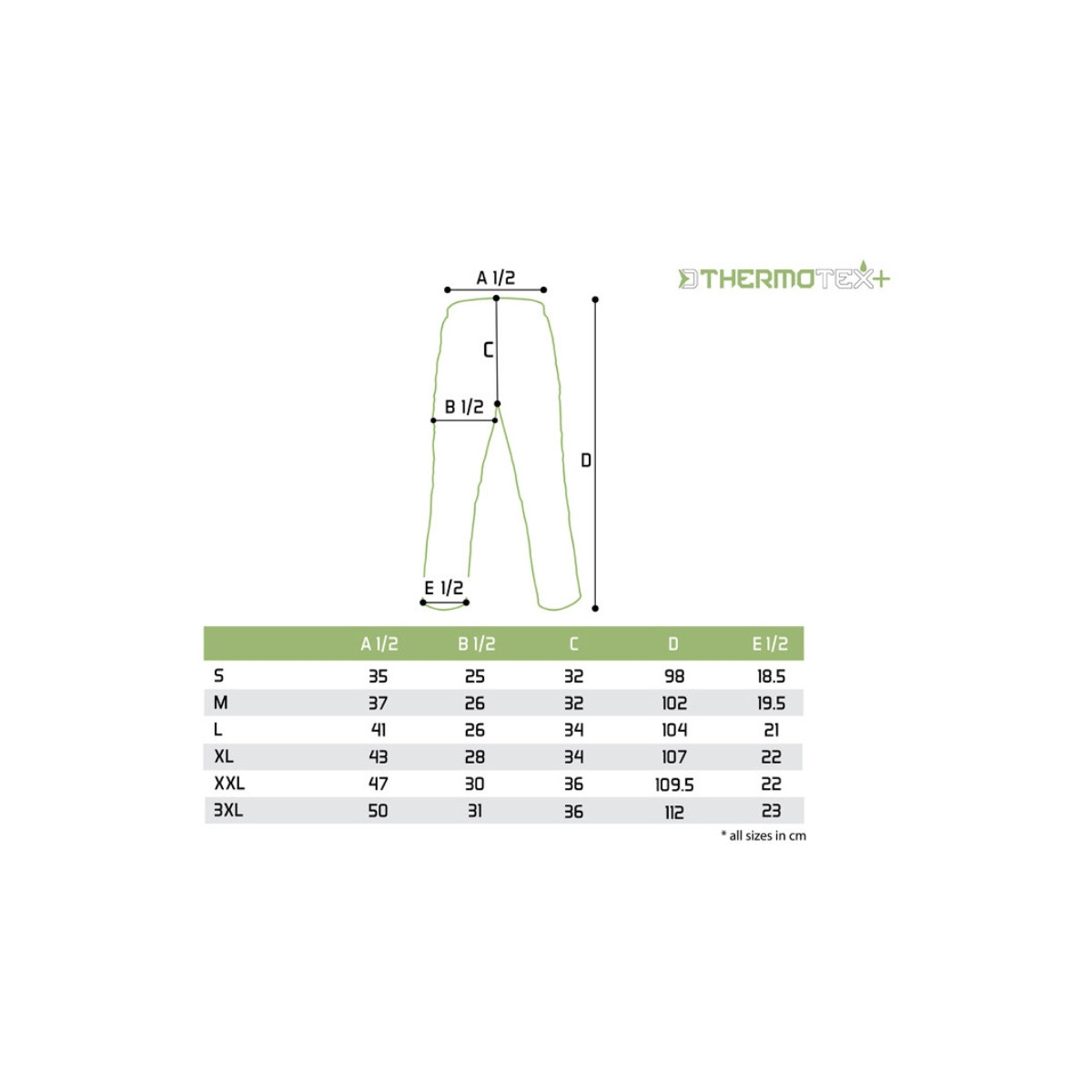 Spodnie outdoorowe Delphin ThermoTEX Plus+ roz.XL Spodnie outdoorowe Delphin ThermoTEX Plus+ roz.XL