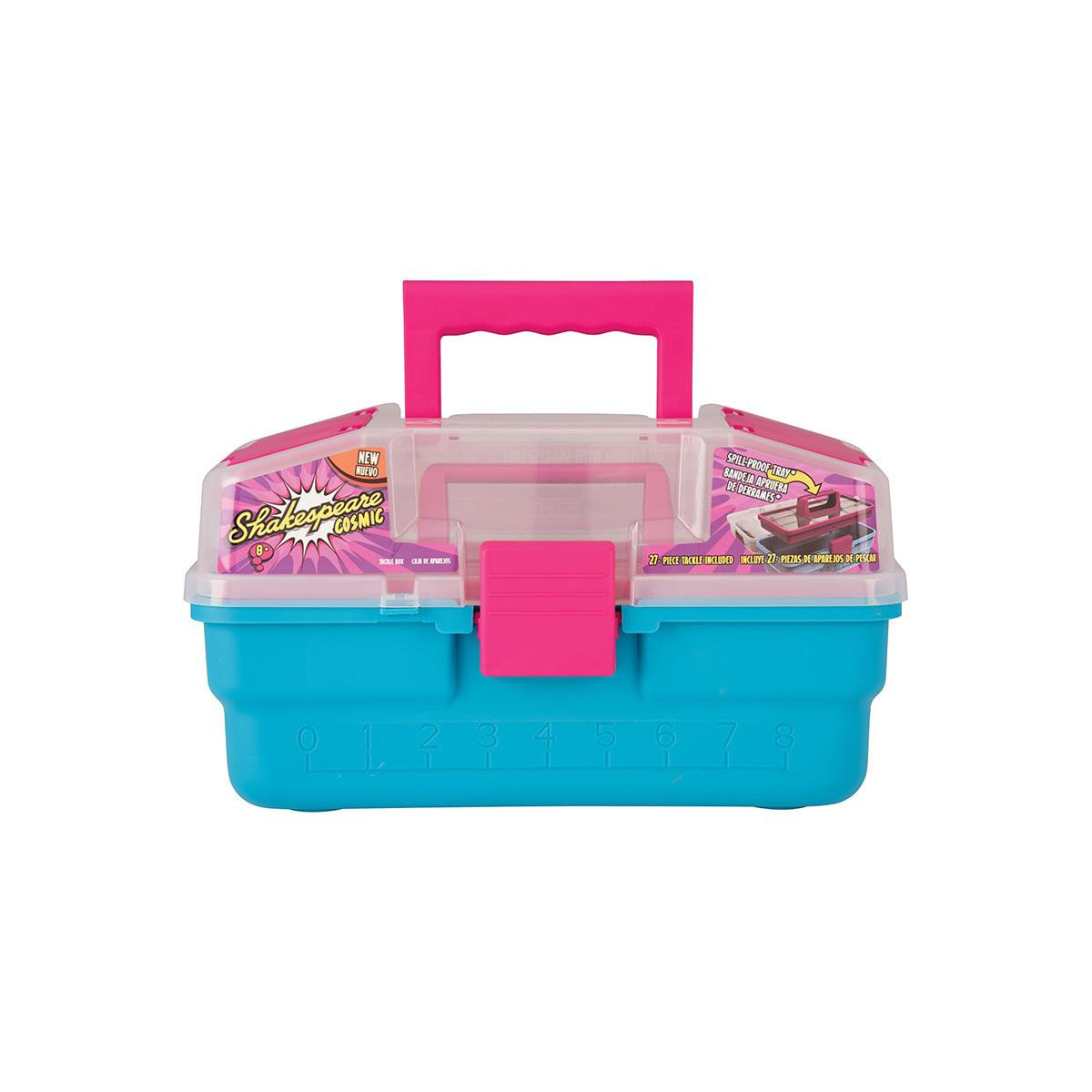 Pudełko Shakespeare Cosmic Tackle Box Eu - różowy