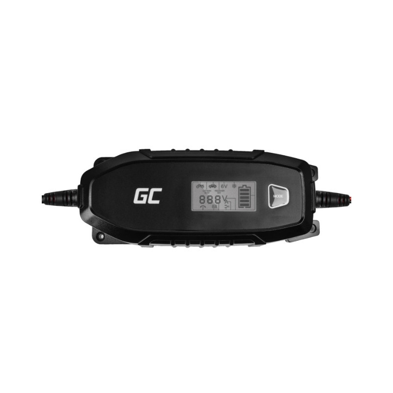 Ładowarka do akumulatora Green Cell 6V / 12V (4A) AGM, LiFePO4, GEL, SLA z funkcją inteligentnej diagnostyki