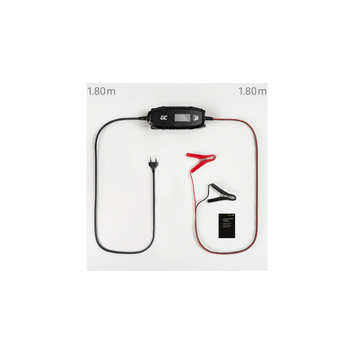 Ładowarka do akumulatora Green Cell 6V / 12V (4A) AGM, LiFePO4, GEL, SLA z funkcją inteligentnej diagnostyki