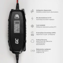 Ładowarka do akumulatora Green Cell 6V / 12V (4A) AGM, LiFePO4, GEL, SLA z funkcją inteligentnej diagnostyki