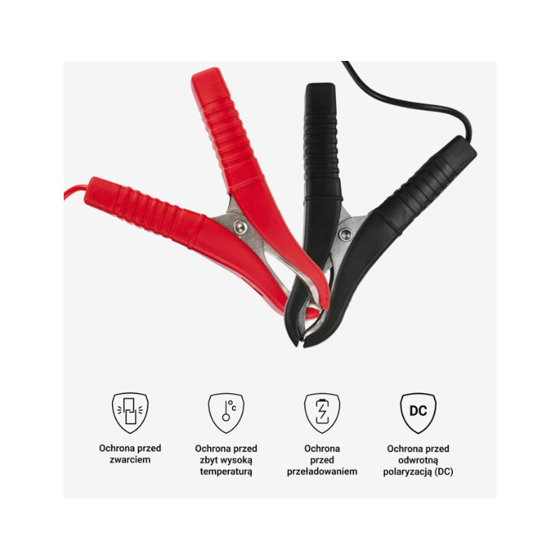 Ładowarka do akumulatora Green Cell 6V / 12V (4A) AGM, LiFePO4, GEL, SLA z funkcją inteligentnej diagnostyki