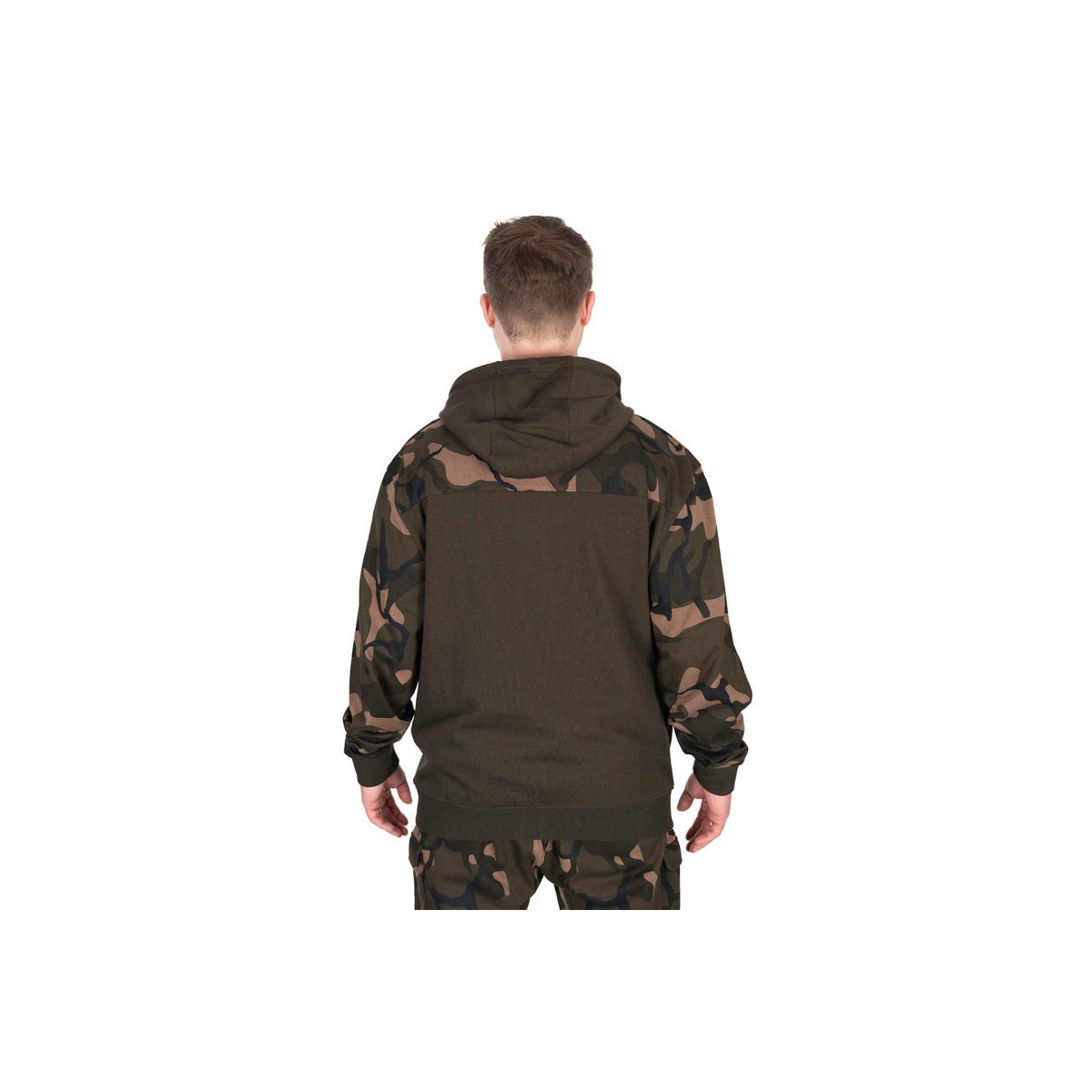 Bluza z kapturem Fox LW Khaki/Camo Split Zip Hoody roz.L Bluza z kapturem Fox LW Khaki/Camo Split Zip Hoody roz.L