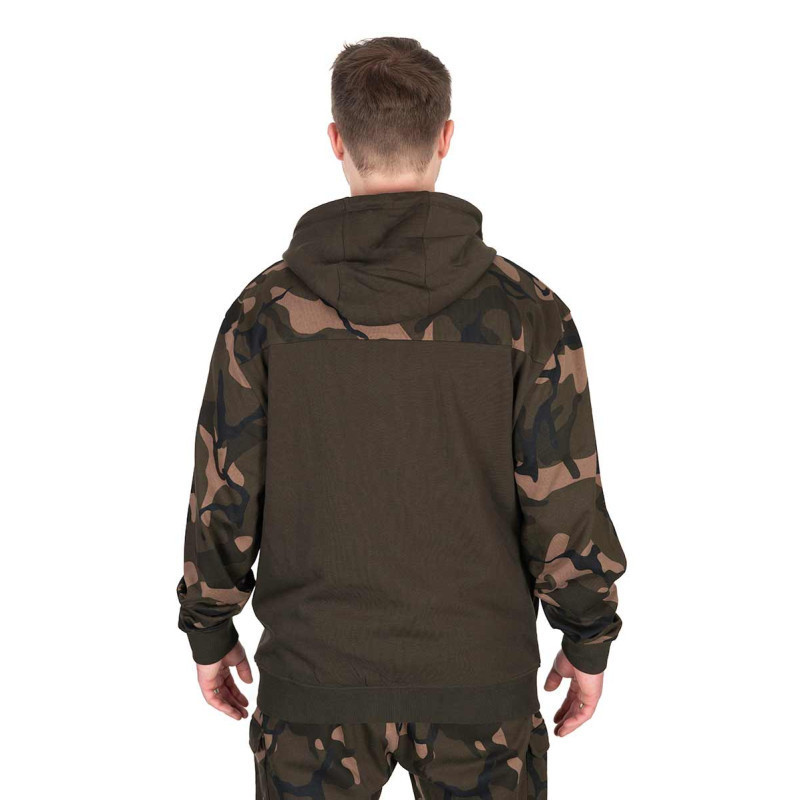 Bluza z kapturem Fox LW Khaki/Camo Split Zip Hoody roz.L Bluza z kapturem Fox LW Khaki/Camo Split Zip Hoody roz.L