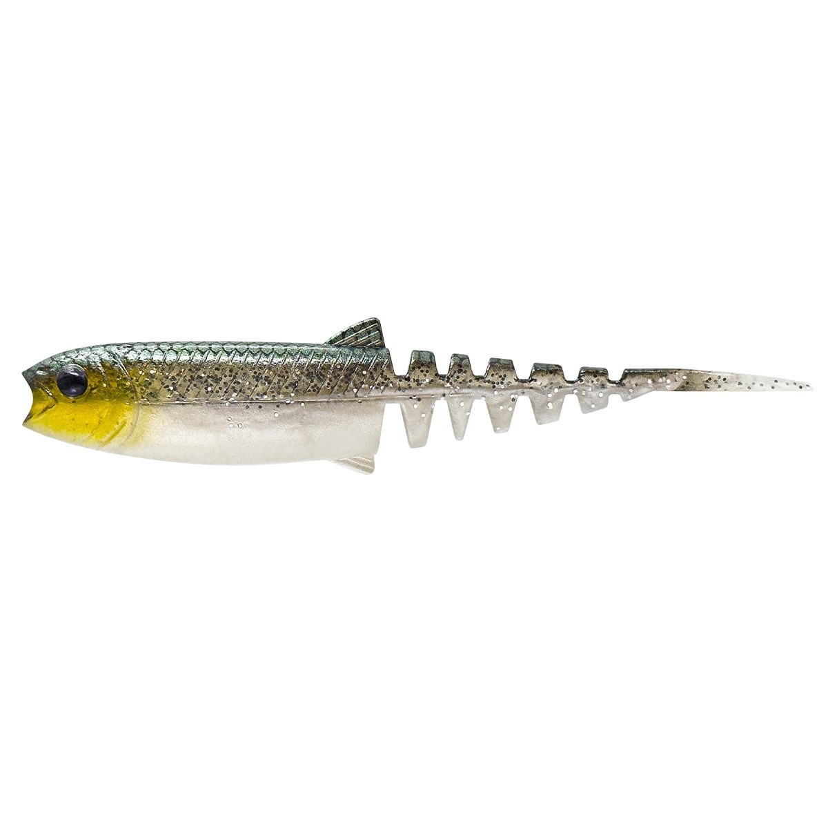 Przynęta gumowa Savagear Cannibal Minnow V-tail 12.5cm - green silver