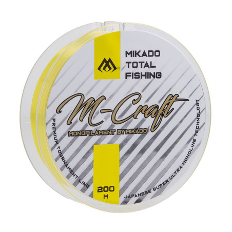 Żyłka Mikado M-Craft Fluo Yellow 200m / 0,14mm