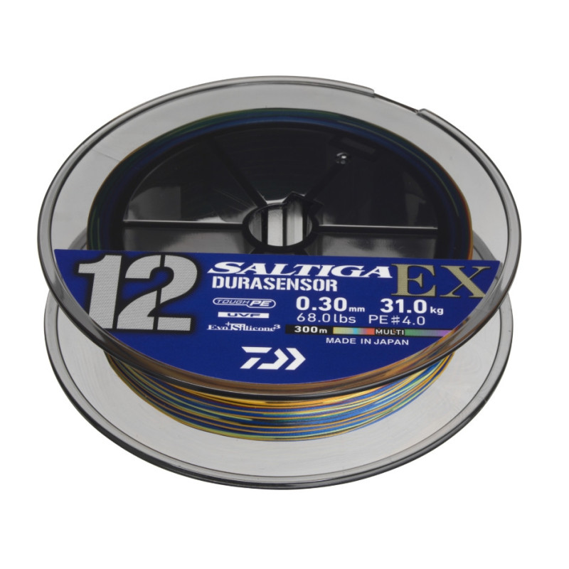 Daiwa Saltiga DURASENSOR 12 BRAID EX+Si3 400m / 0,35mm / multicolor Daiwa Saltiga DURASENSOR 12 BRAID EX+Si3 400m / 0,35mm / multicolor