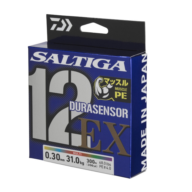 Daiwa Saltiga DURASENSOR 12 BRAID EX+Si3 400m / 0,35mm / multicolor Daiwa Saltiga DURASENSOR 12 BRAID EX+Si3 400m / 0,35mm / multicolor
