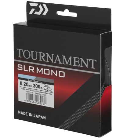 Żyłka Daiwa Tournament SLR 300m 0,26mm - grey transparent