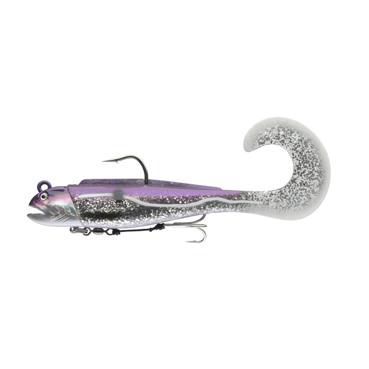 Przynęta Daiwa GrandWave D-Wolf Curly 21cm - purple haddock