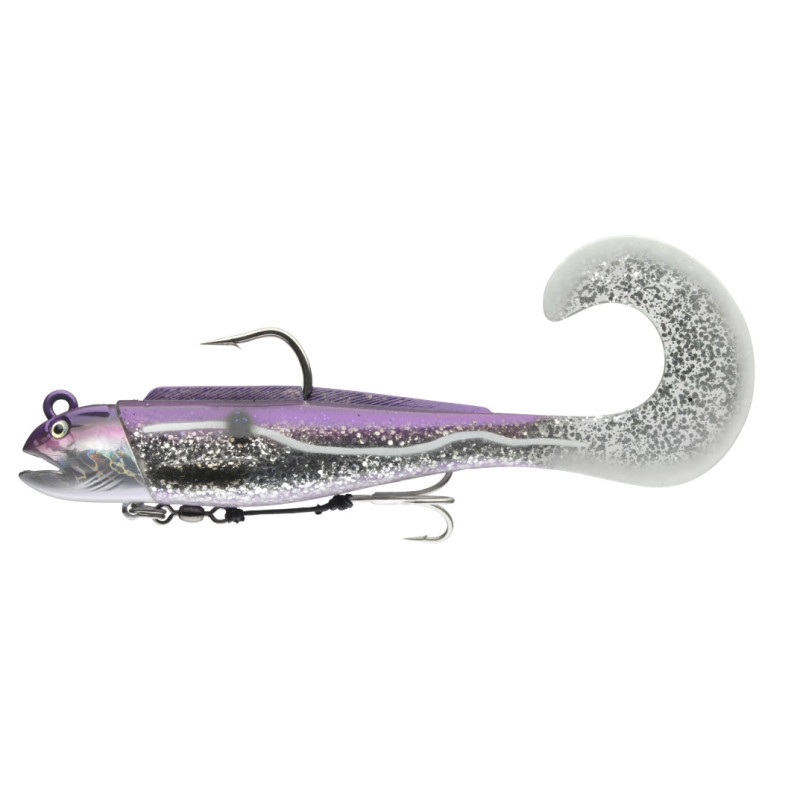 Przynęta Daiwa GrandWave D-Wolf Curly 21cm - purple haddock
