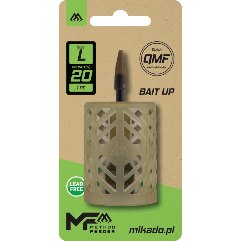 Koszyczek Mikado BAIT UP FEEDER Q.M.F. roz.L - 20g