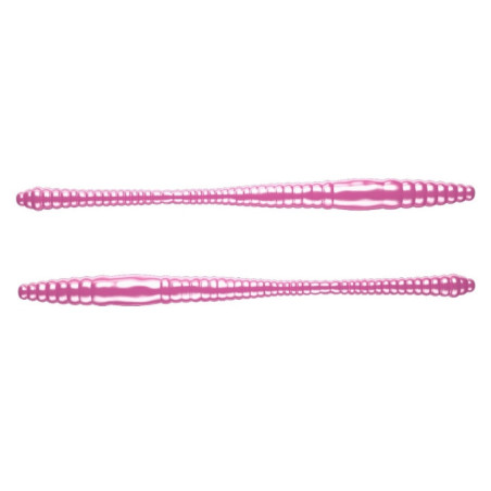 Przynęta Libra Lures DYING WORM 8cm 12szt. - 018 pink pearl - BEZ ZAPACHU