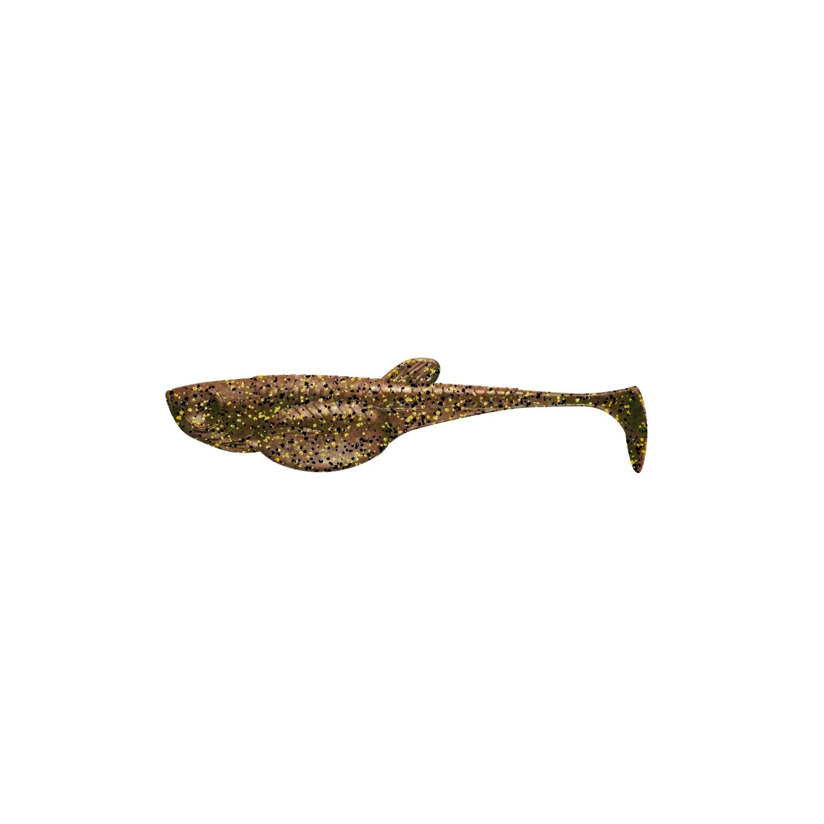Przynęta Libra Lures EMBRION SHAD 2" 5cm 10szt. - 033 MOTOR OIL BROWN - RYBA