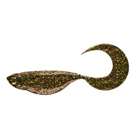 Przynęta Libra Lures EMBRION TWIST TAIL 1.75" 4.5cm 12szt. - 033 MOTOR OIL BROWN - RYBA