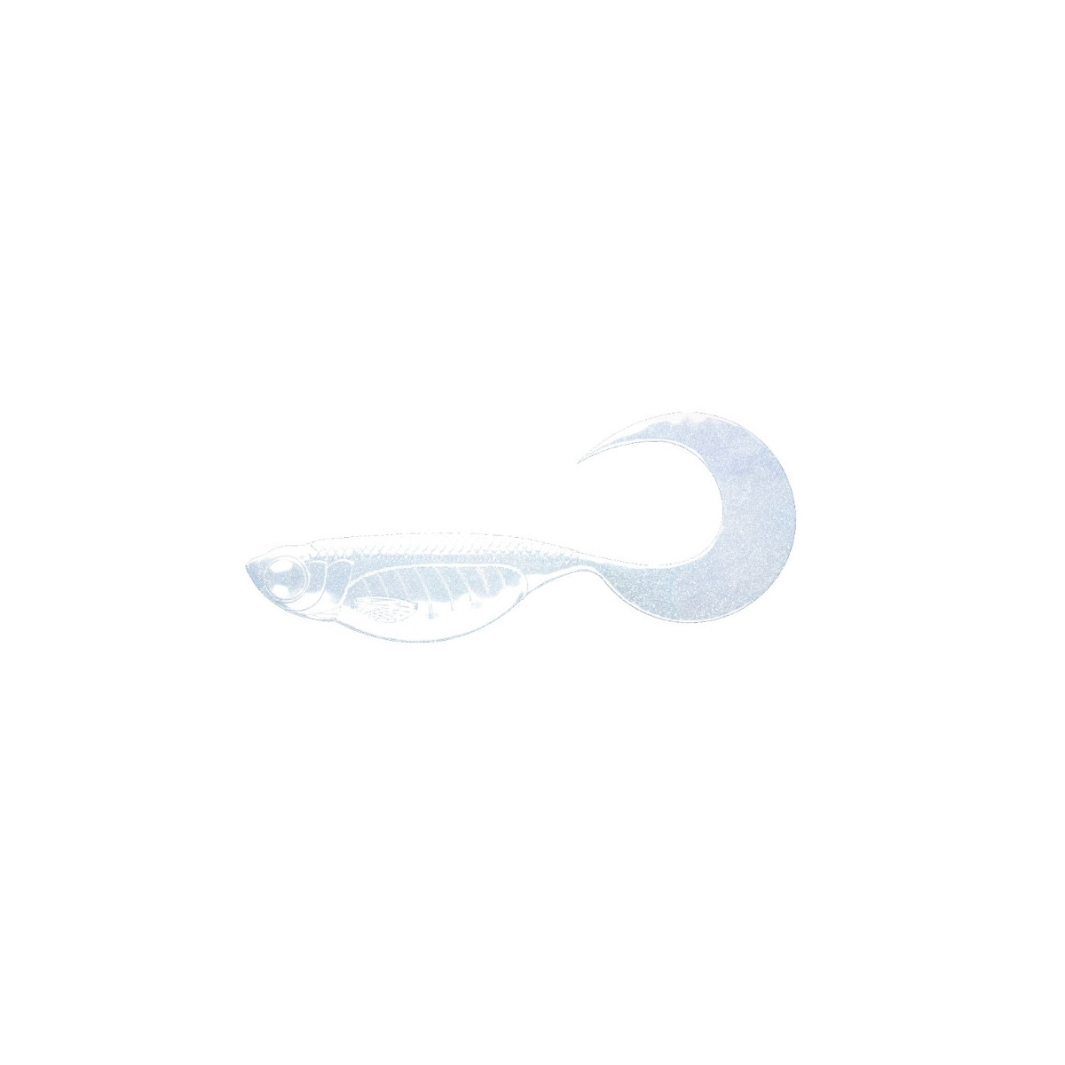 Przynęta Libra Lures EMBRION TWIST TAIL 2,5" 6,5cm 10szt. - 003 BLUE PEARL - RYBA