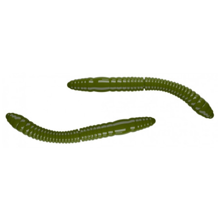 Przynęta Libra Lures FATTY D'WORM TOURNAMENT 5.5cm 12szt. - 031 olive - BEZ ZAPACHU