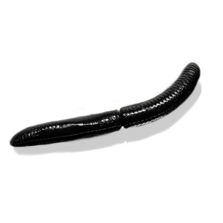 Przynęta Libra Lures FATTY D'WORM TOURNAMENT 5.5cm 12szt. - 040 black - BEZ ZAPACHU