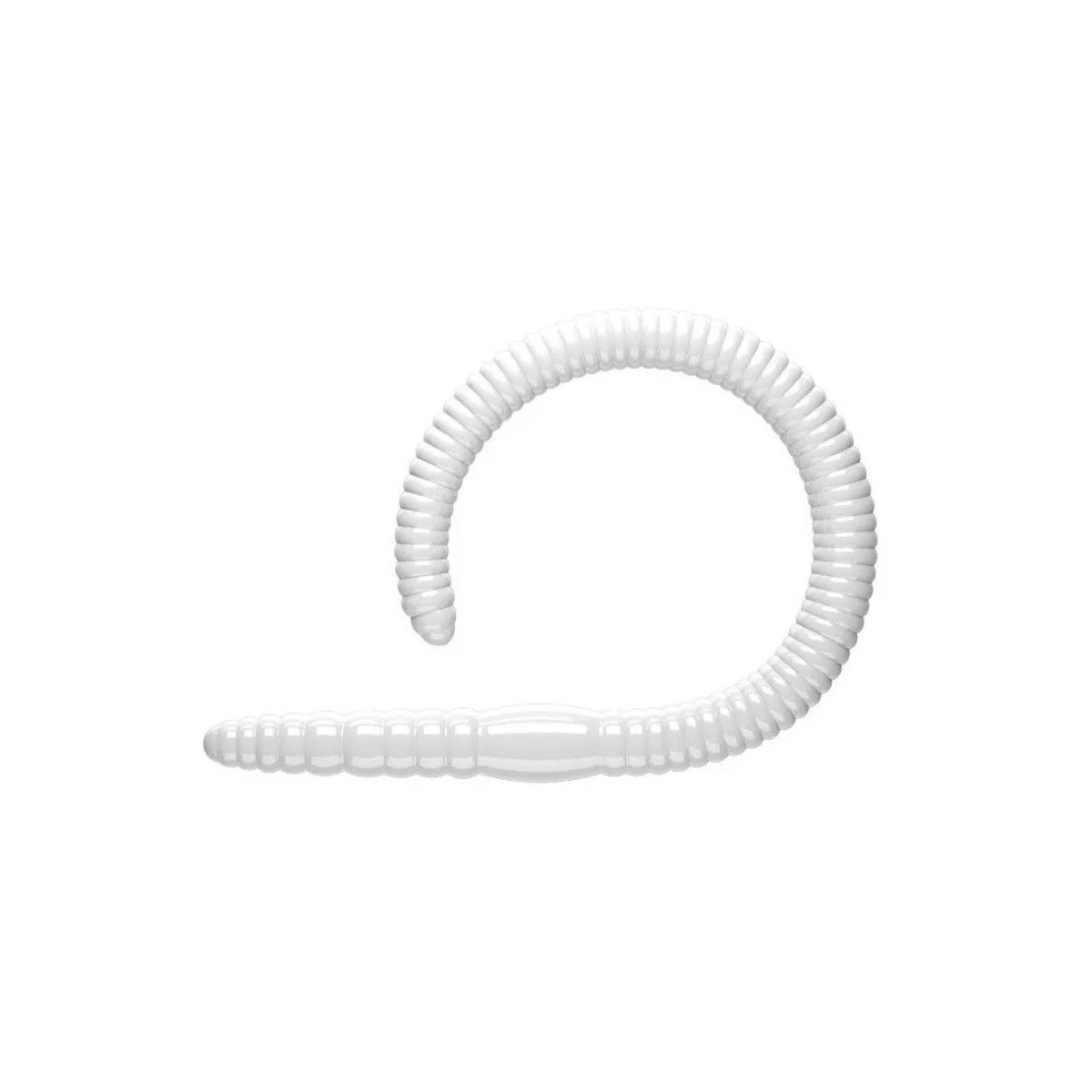 Przynęta Libra Lures FLEX WORM JUNIOR 6.5cm 15szt. - 004 silver pearl - BEZ ZAPACHU