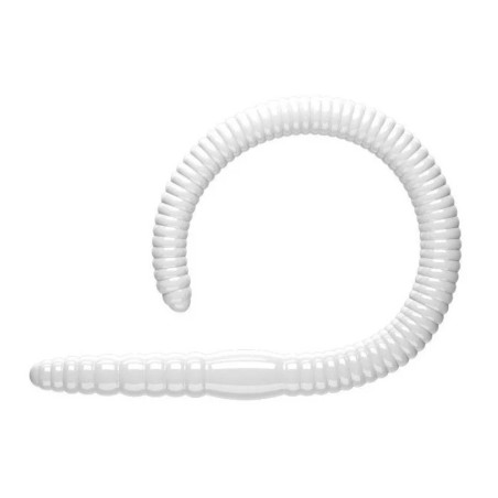 Przynęta Libra Lures FLEX WORM JUNIOR 6.5cm 15szt. - 004 silver pearl - BEZ ZAPACHU