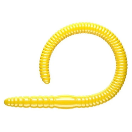 Przynęta Libra Lures FLEX WORM JUNIOR 6.5cm 15szt. - 007 yellow - BEZ ZAPACHU