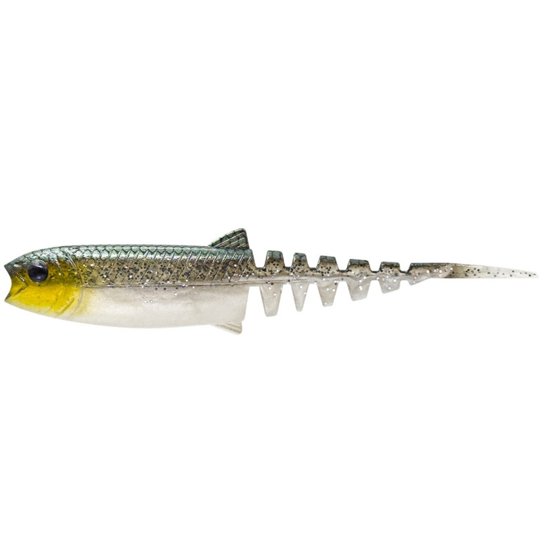 Przynęta Savage Gear Cannibal Minnow V-tail 8cm - green silver