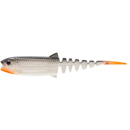 Przynęta Savage Gear Cannibal Minnow V-tail 8cm - white black