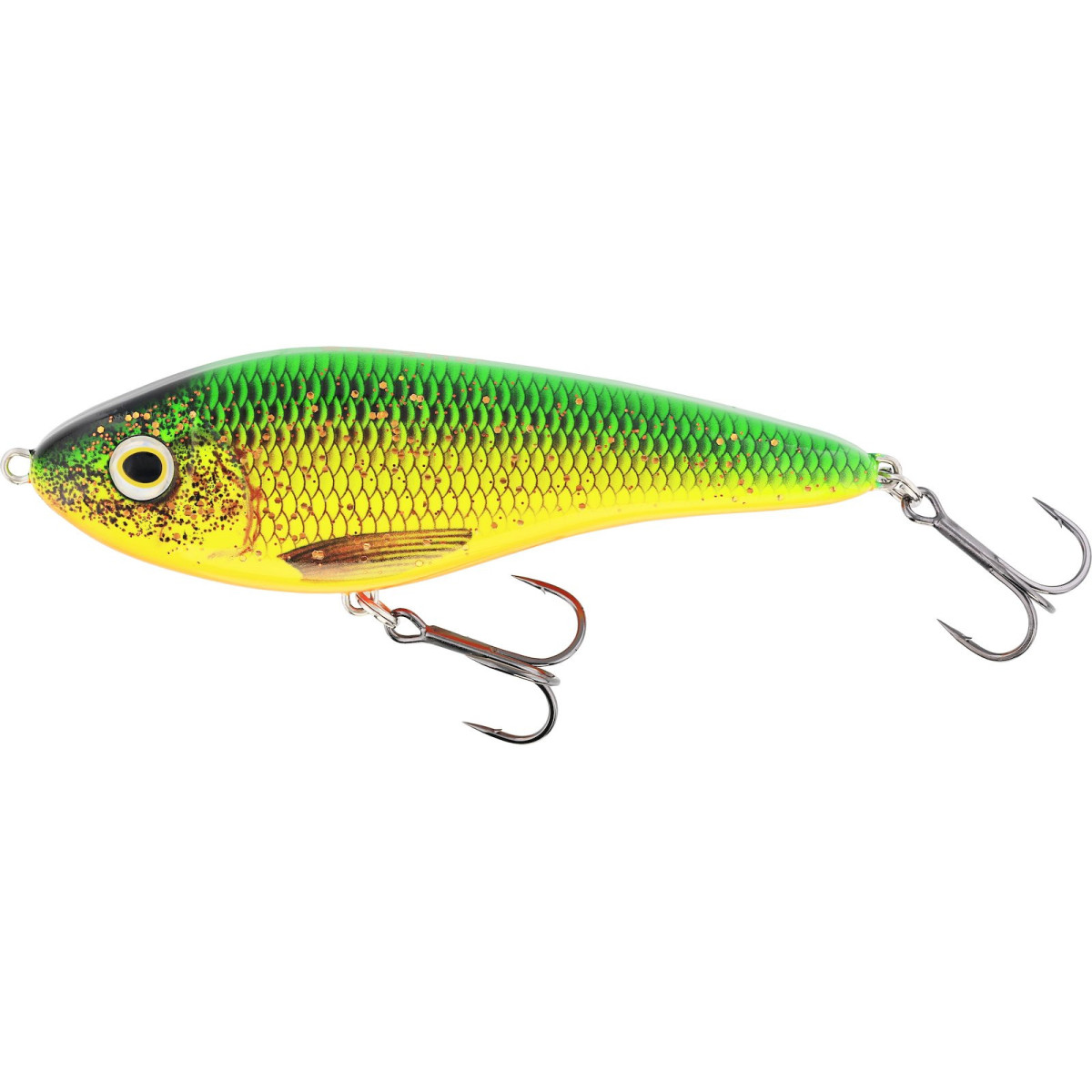 Wobler Westin JERK 14cm 60g SUSPENDING - FIRETIGER RUDD