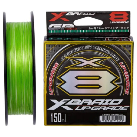 Plecionka YGK X-Braid Upgrade X8 150m / 0,205mm / jasnozielona Plecionka YGK X-Braid Upgrade X8 150m / 0,205mm / jasnozielona