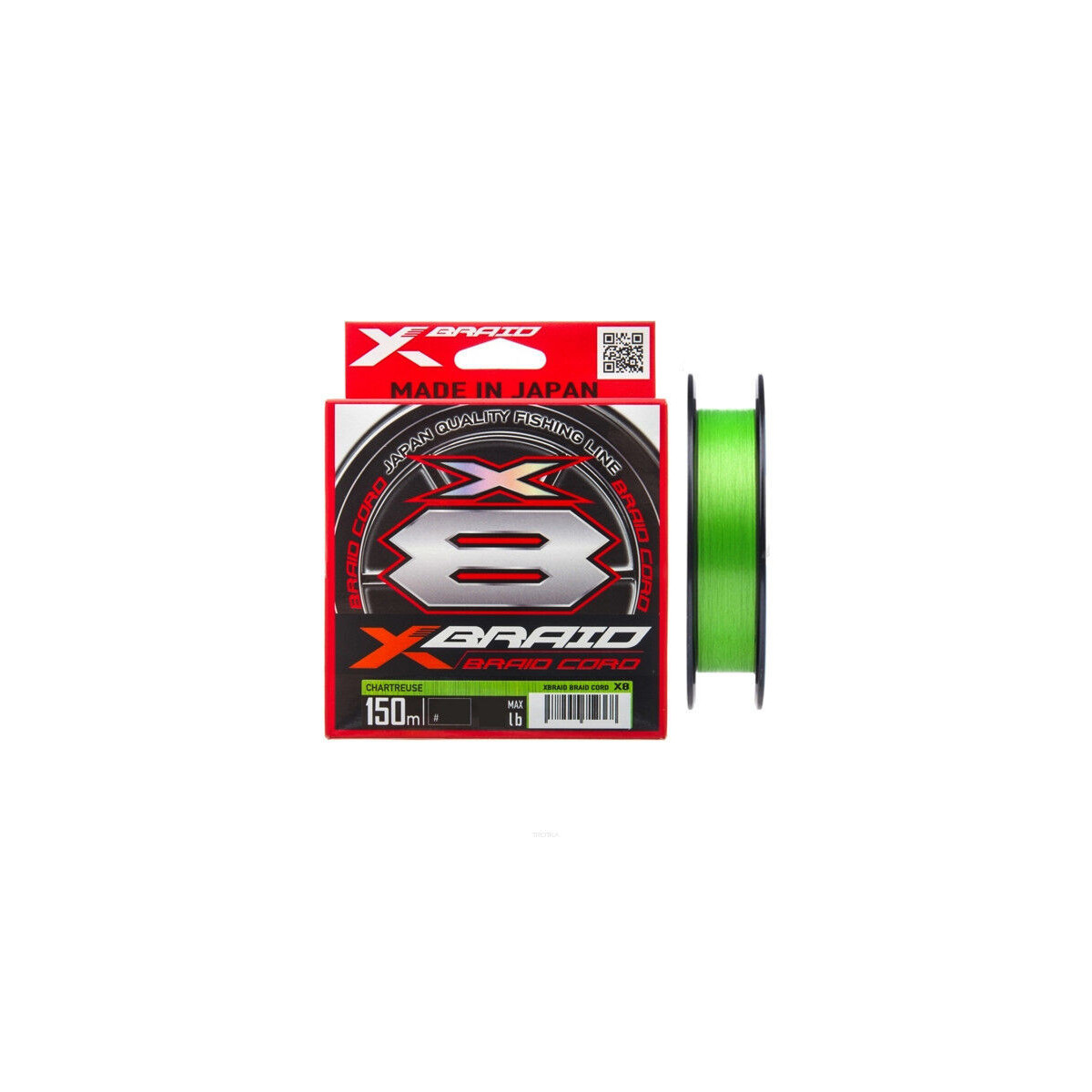 Plecionka YGK X-Braid Braid Cord X8 150m / 0.09mm / Chartreuse