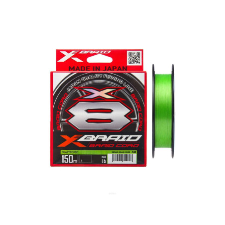 Plecionka YGK X-Braid Braid Cord X8 150m / 0.09mm / Chartreuse
