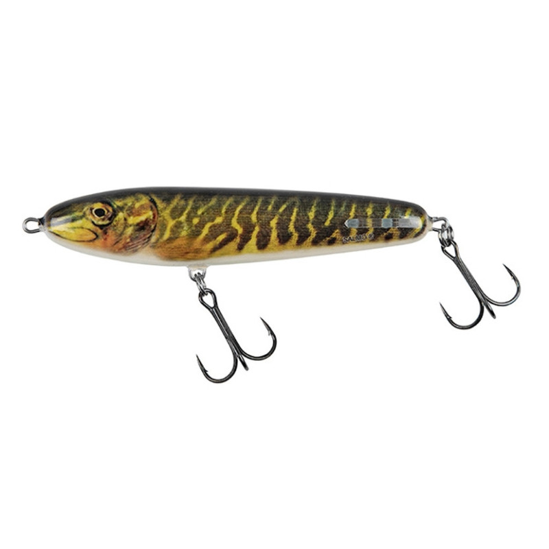 Wobler Salmo Sweeper 10cm Sinking - Real Pike Wobler Salmo Sweeper 10cm Sinking - Real Pike