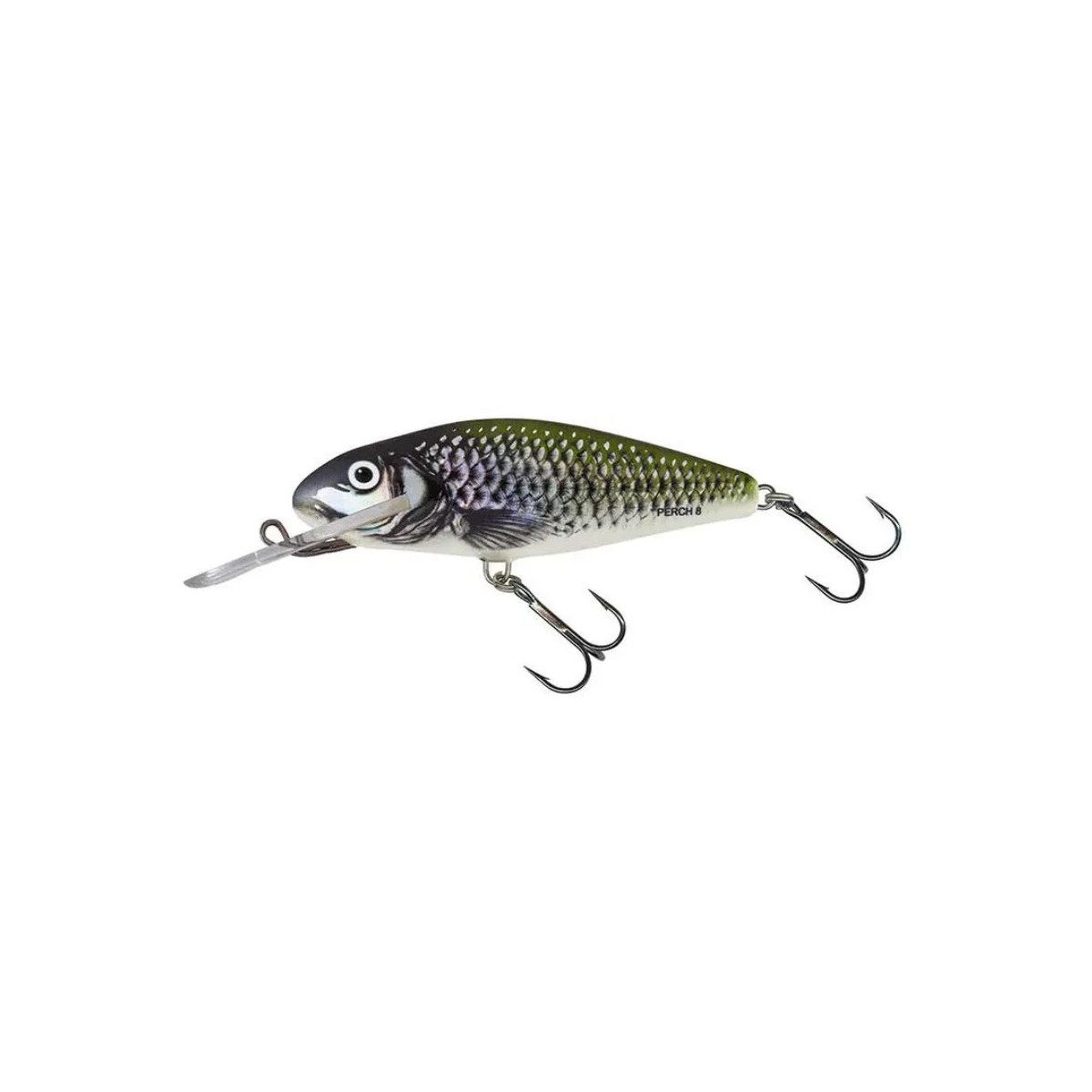 Wobler Salmo Perch Floating 12cm - Holo Bleak