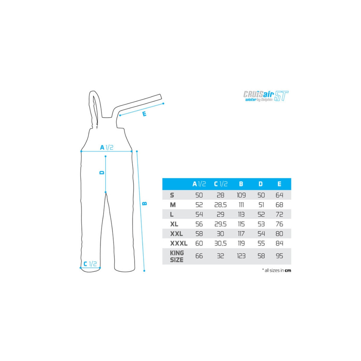 Spodnie Delphin CruisAIR WINTER 5T roz.L